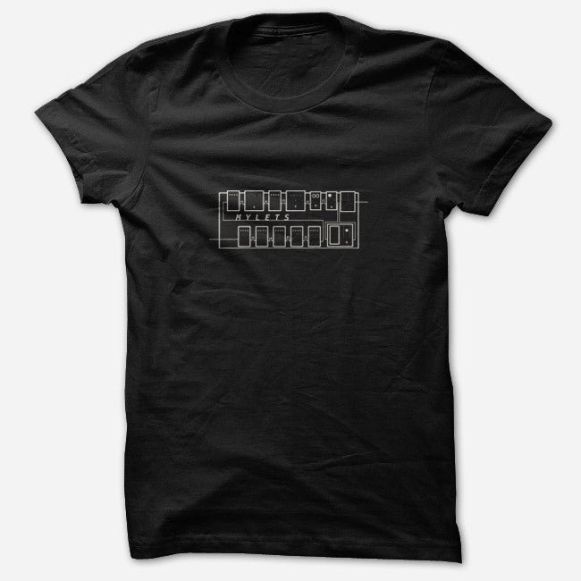 Pedal Board Black T-Shirt