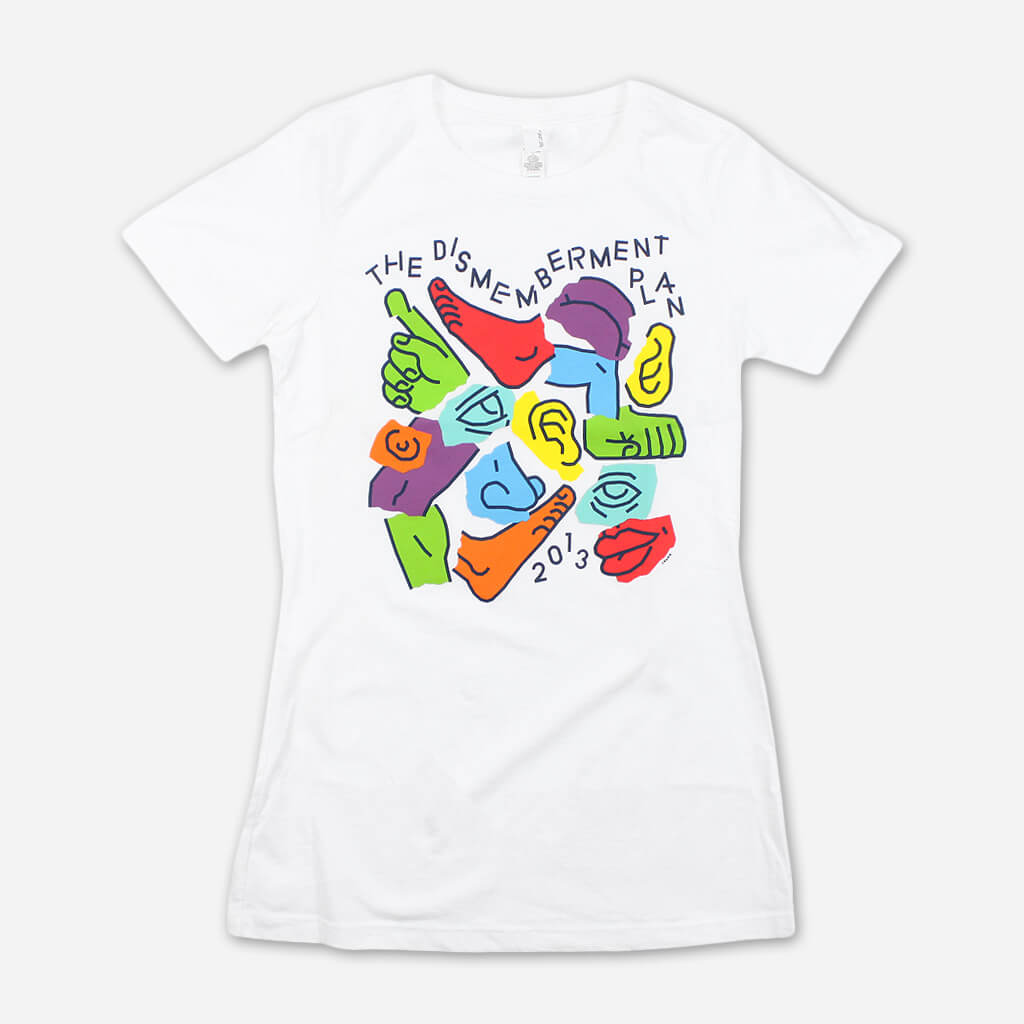 Body Parts Women's White T-Shirt