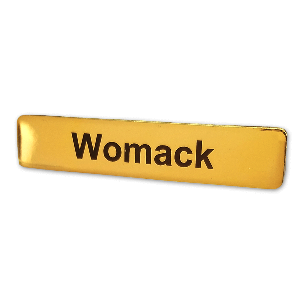 Womack Name Badge