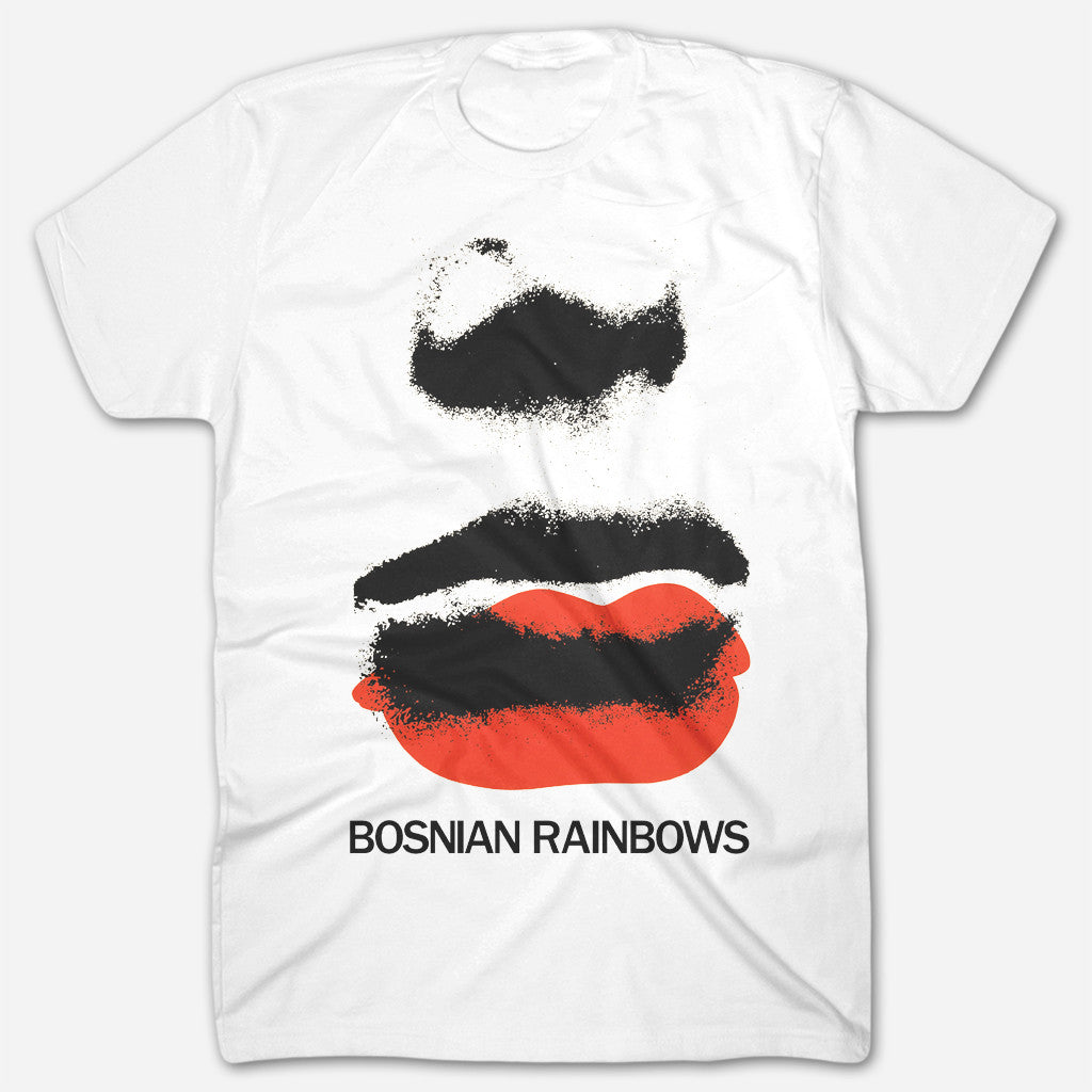 Bosnian Rainbows - Lips White T-Shirt
