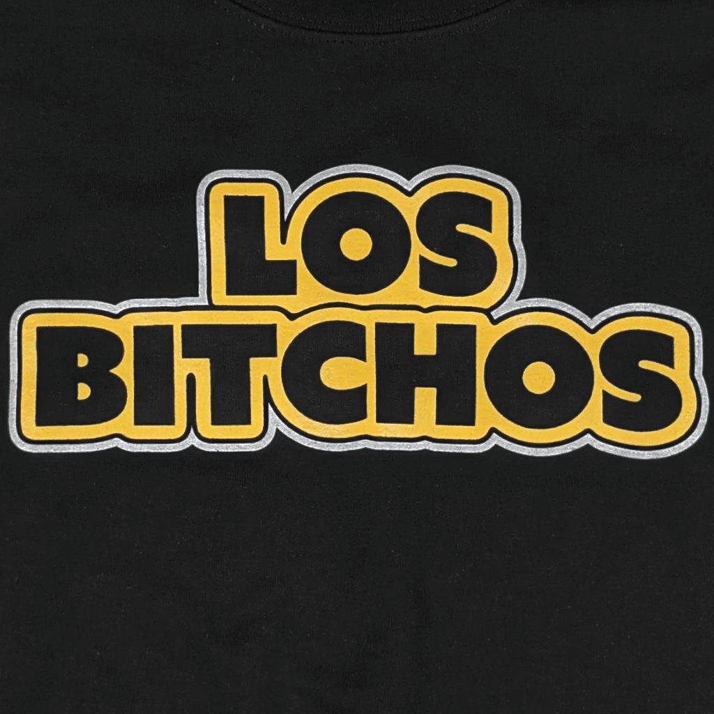 Bitchos Logo Black Sweatshirt by Olya Dyer
