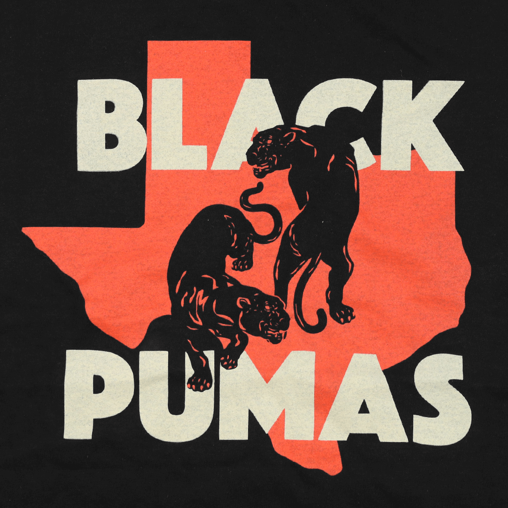 Black Pumas Texas Unisex Black Tank