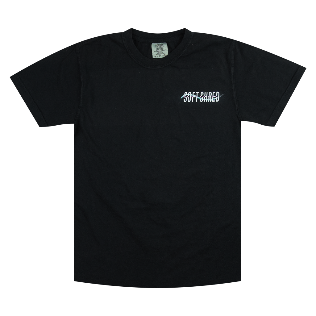 Soft Shred Black T-Shirt