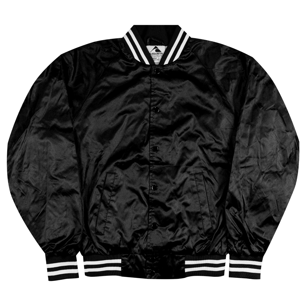 TL Logo Black Satin Jacket