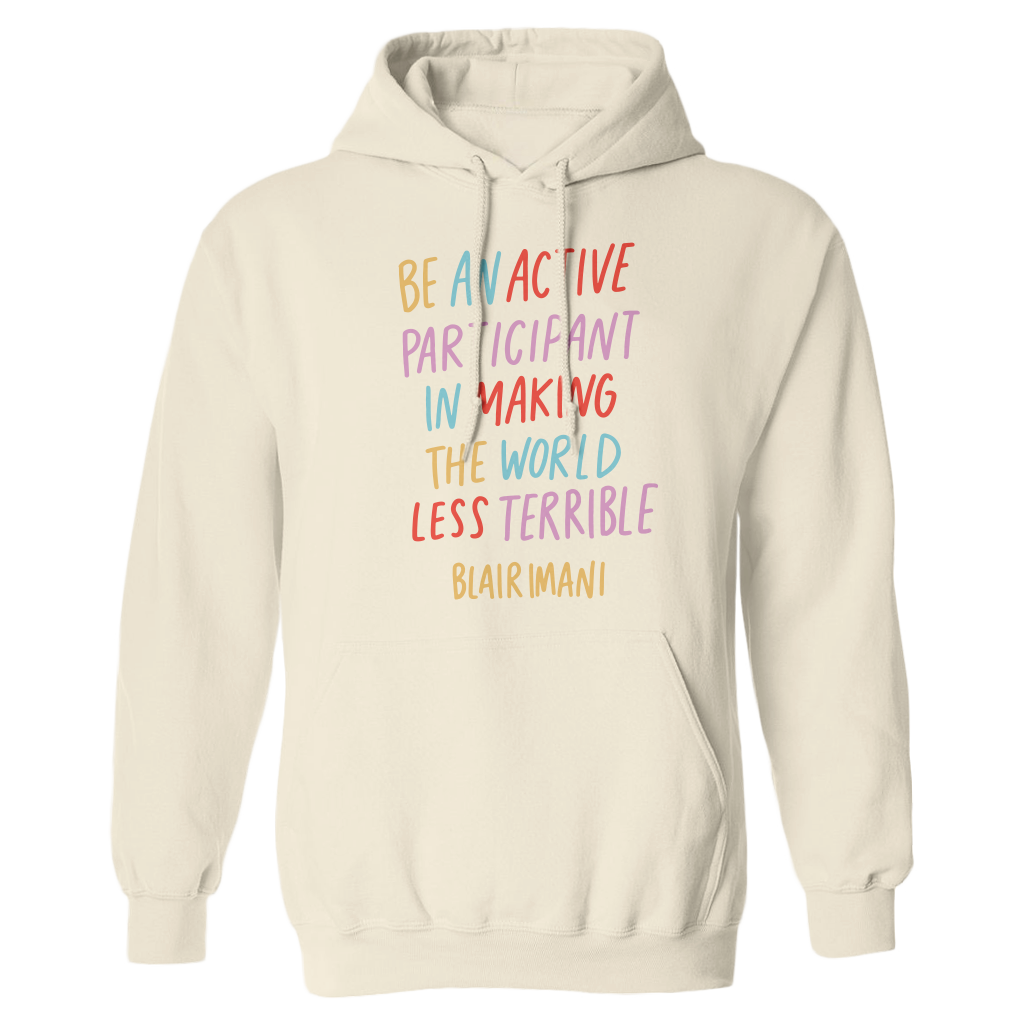 Be An Active Cream Pullover Hoodie