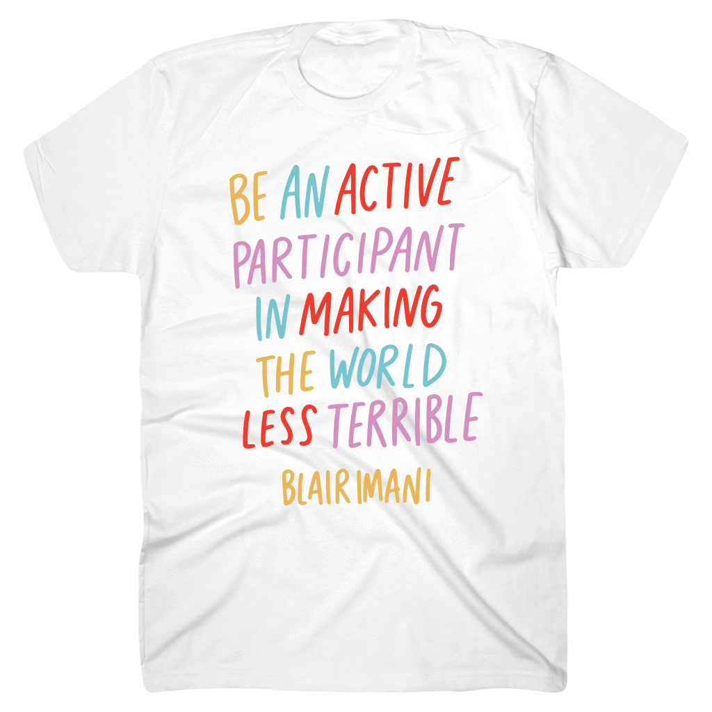 Be An Active White T-Shirt