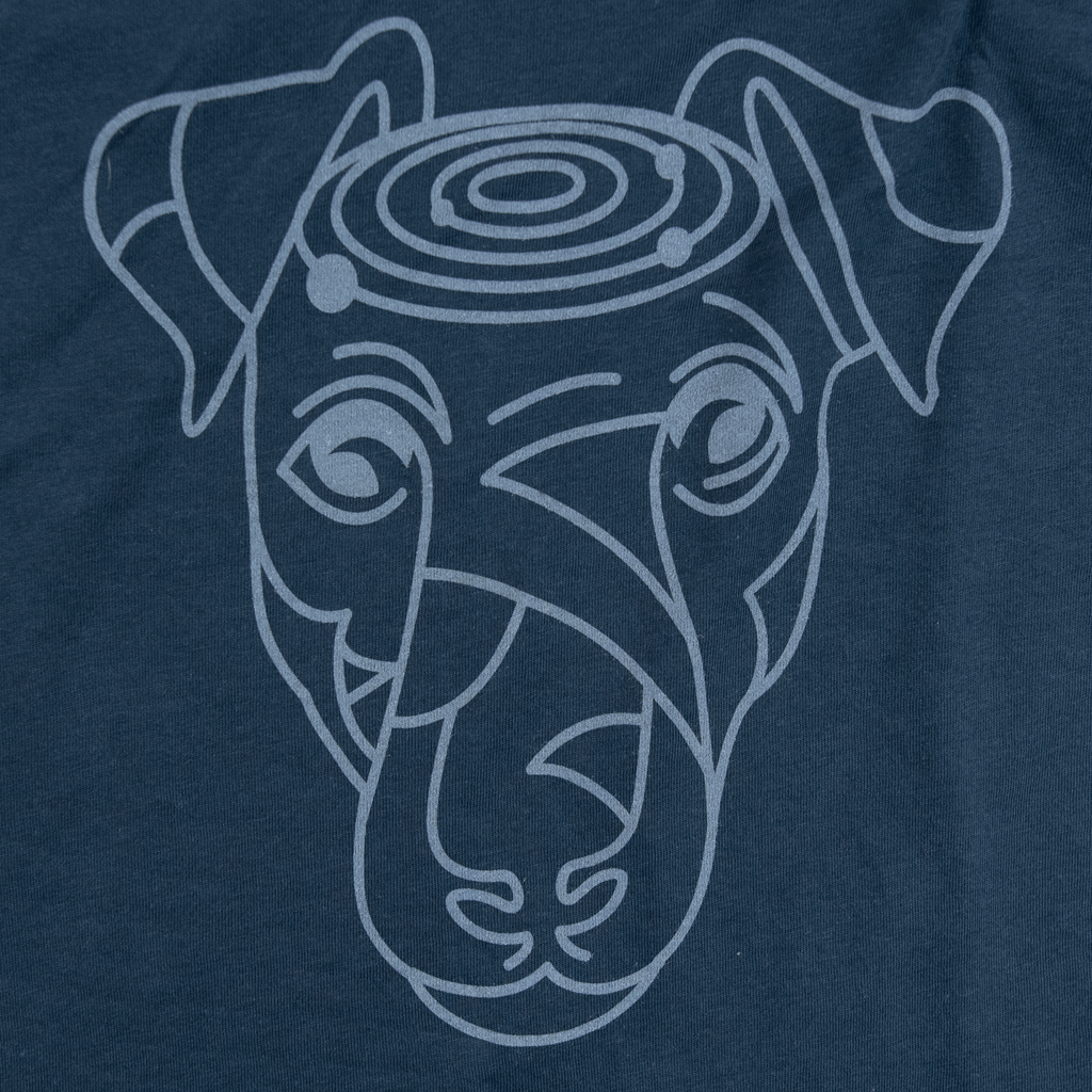 Hunter Logo Heather Navy Tank