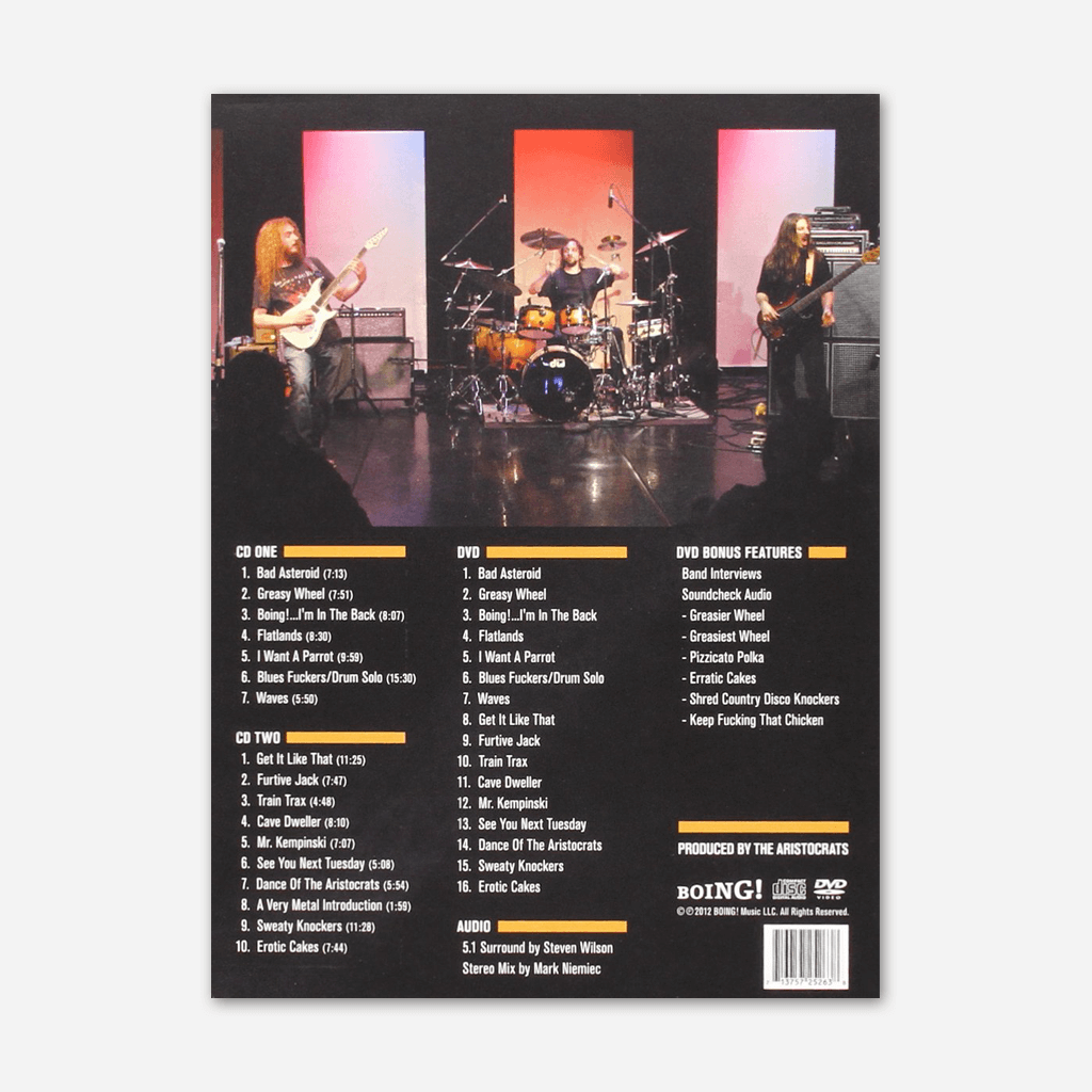 Boing, We'll Do It Live Deluxe Edition CD & DVD