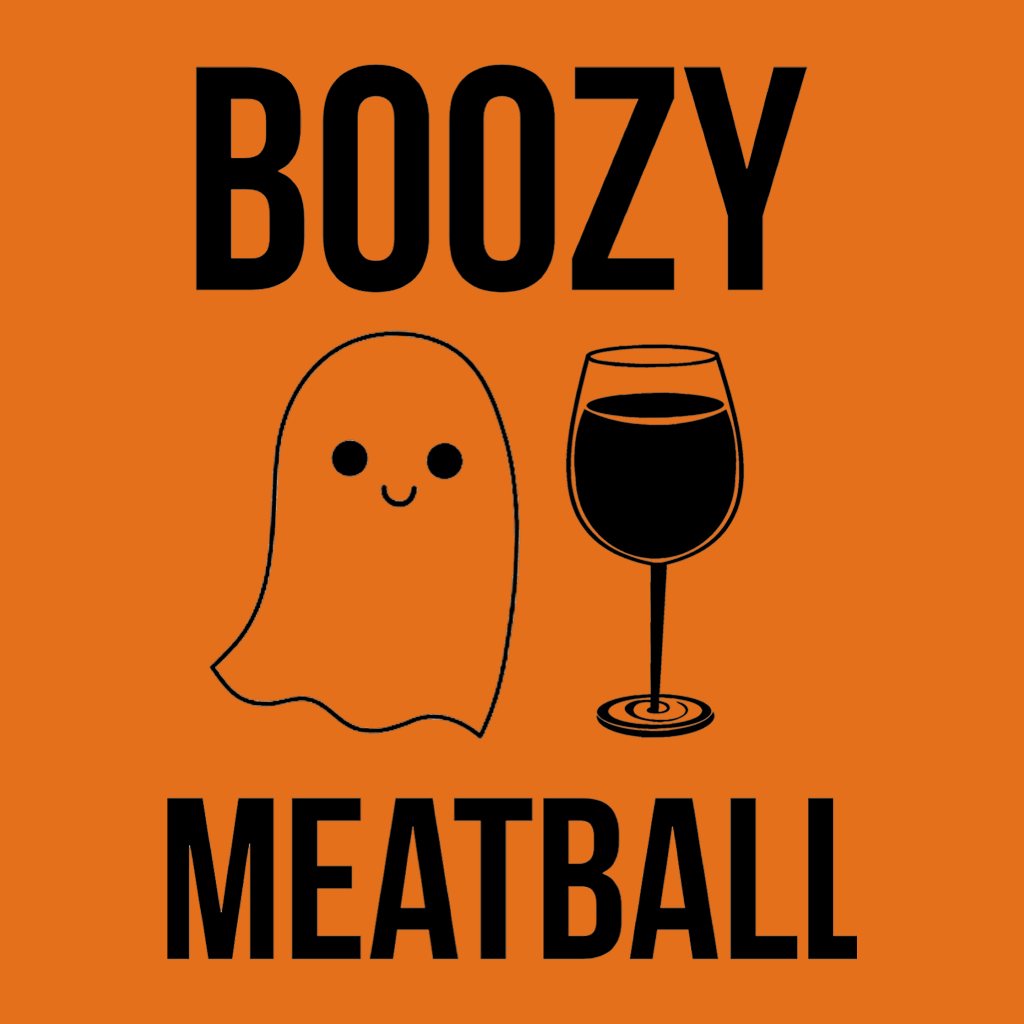 Boozy Meatball V-Neck T-Shirt