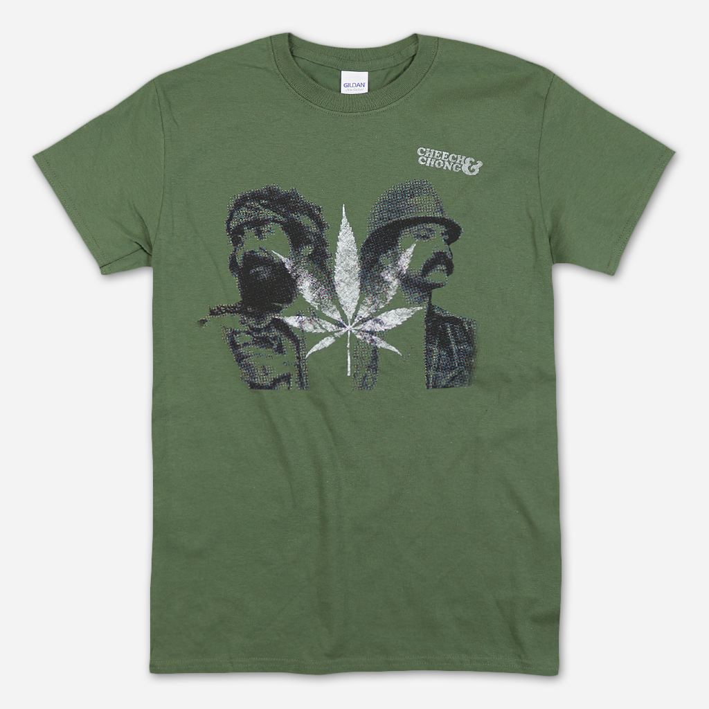 Vintage Leaf Olive T-Shirt