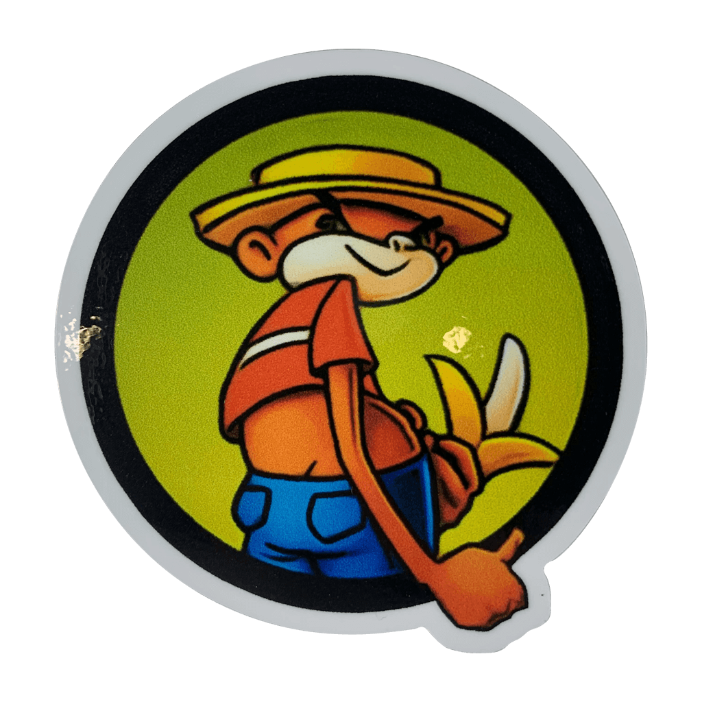 Broken Lizard - Johnny Chimpo Vinyl Sticker