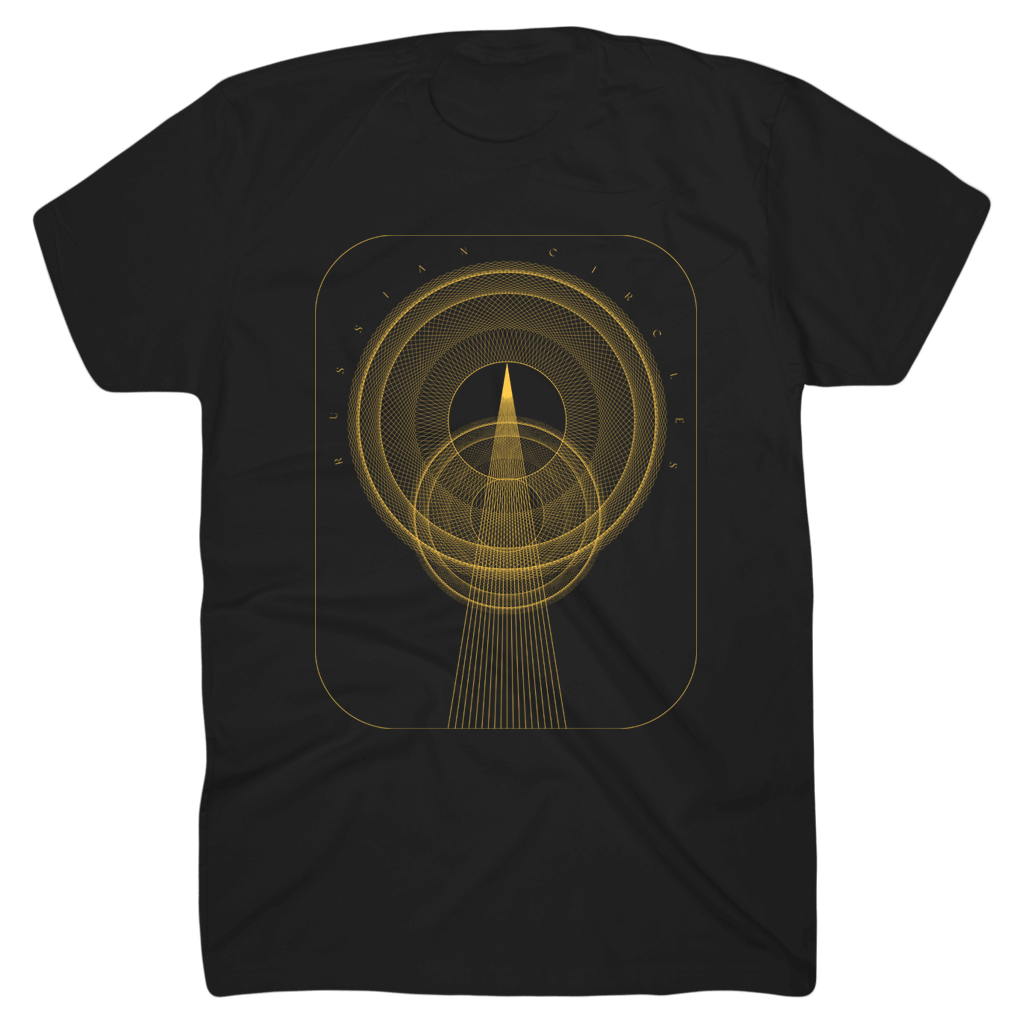 Cosmic Gold Black T-Shirt
