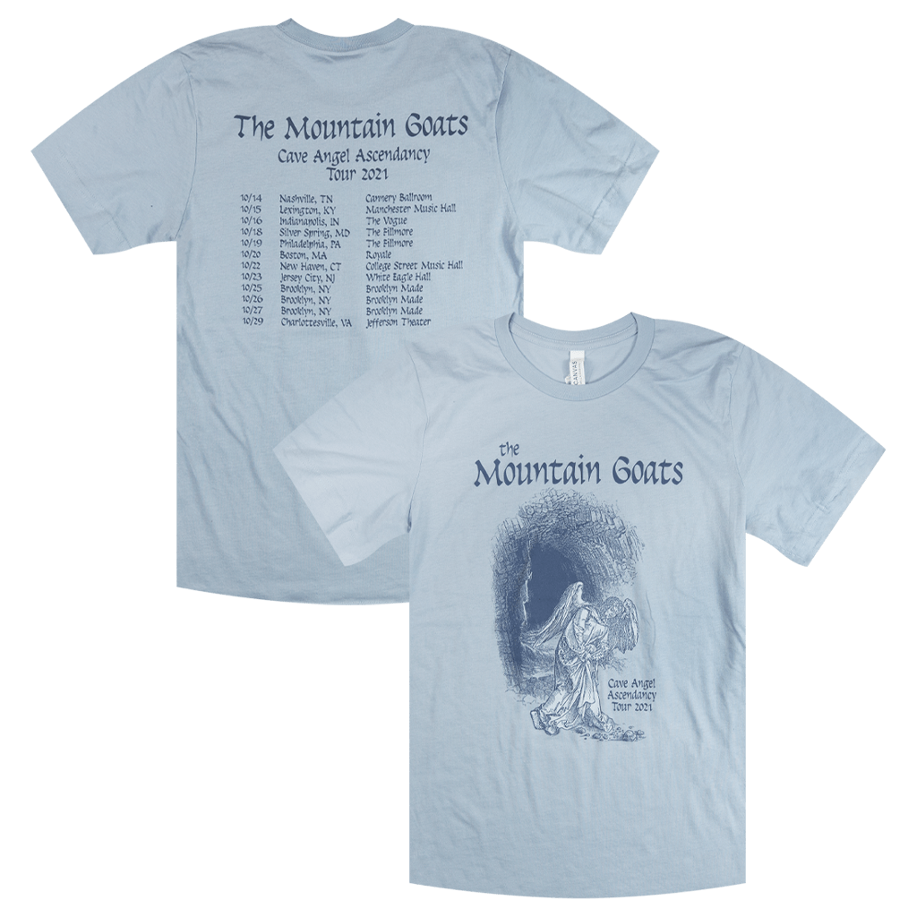 Cave Angel Ascendancy Tour Adult Unisex Blue T-Shirt