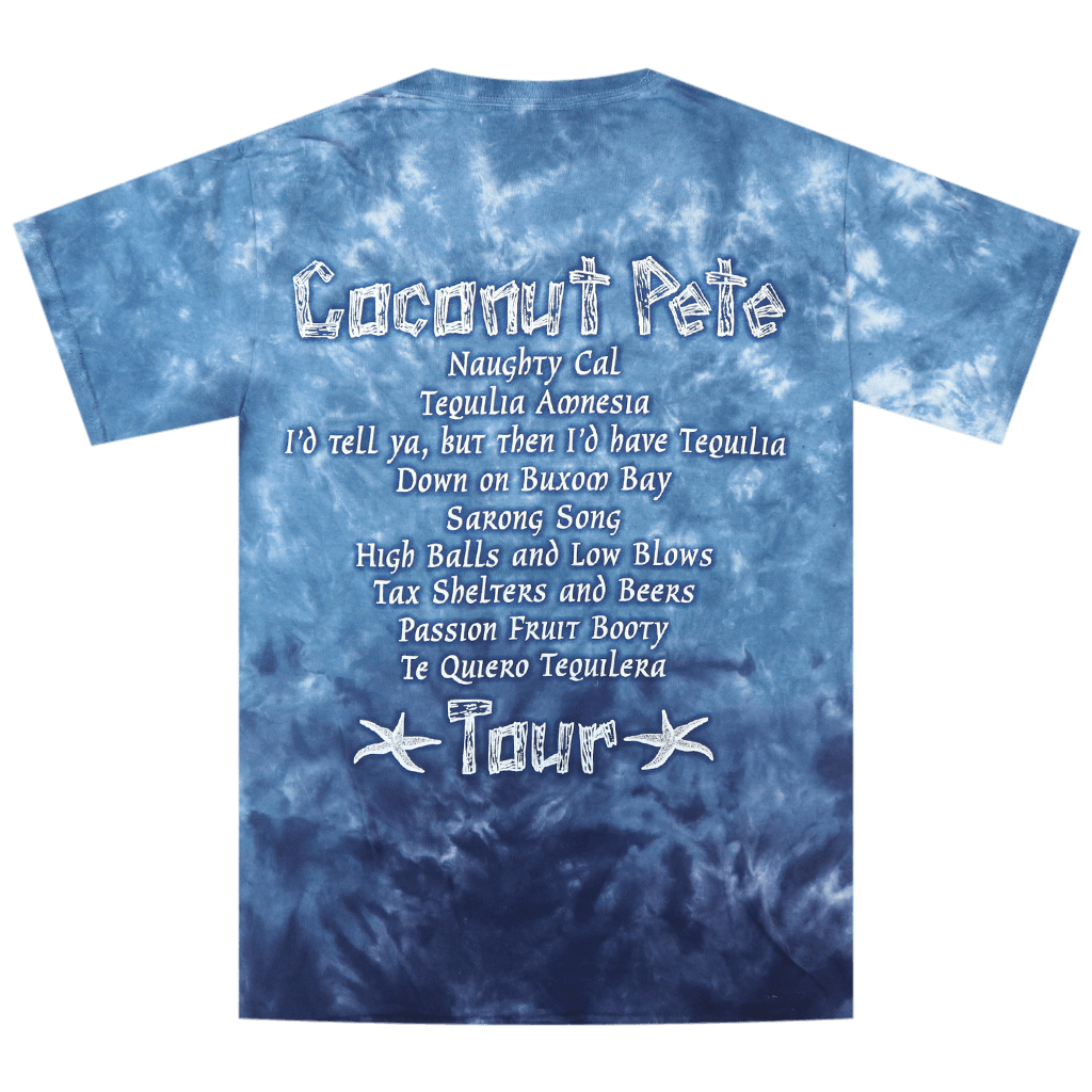 Coconut Pete Tour 1978 Vintage Tie Dye T-shirt