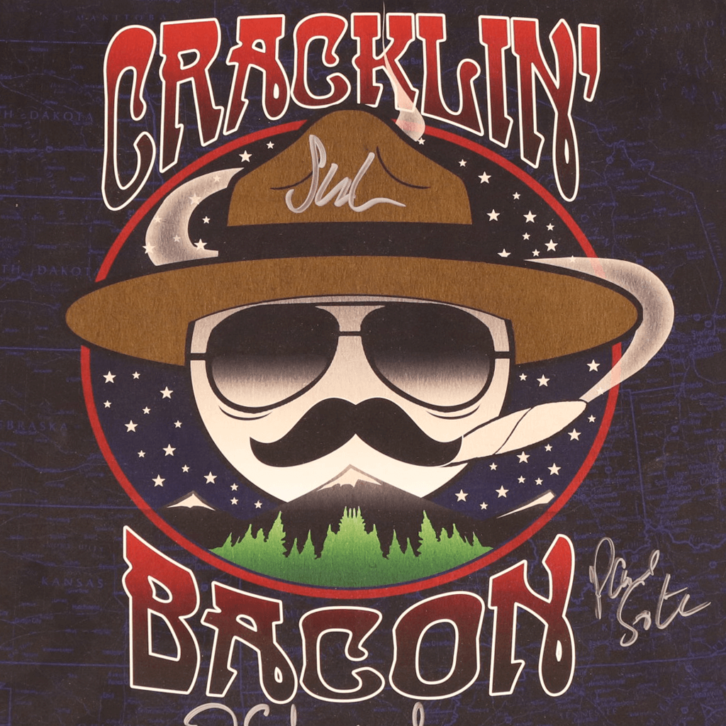 Autographed Cracklin' Bacon 2018 Tour Poster