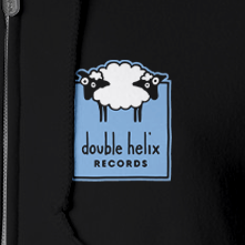 Double Helix Logo Embroidered Zip Hoodie