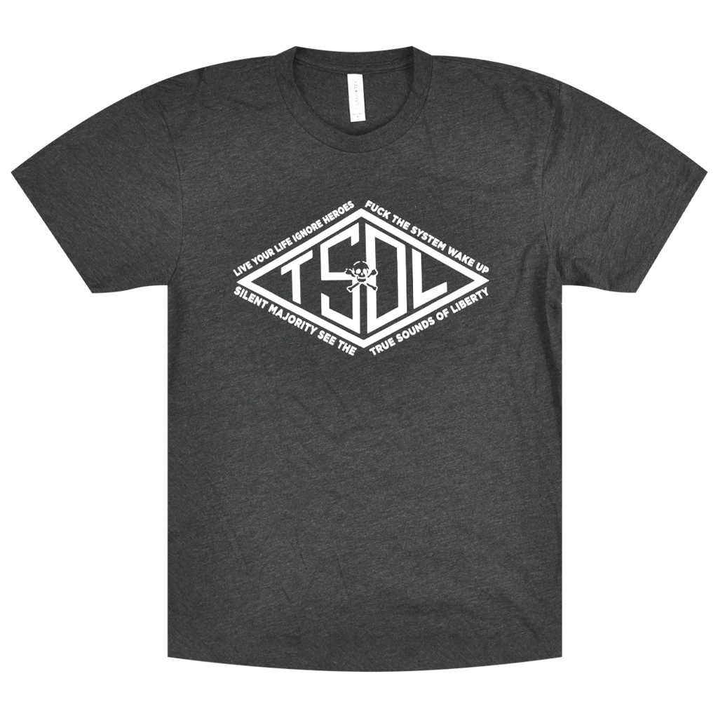 Diamond Logo Vintage Black T-Shirt