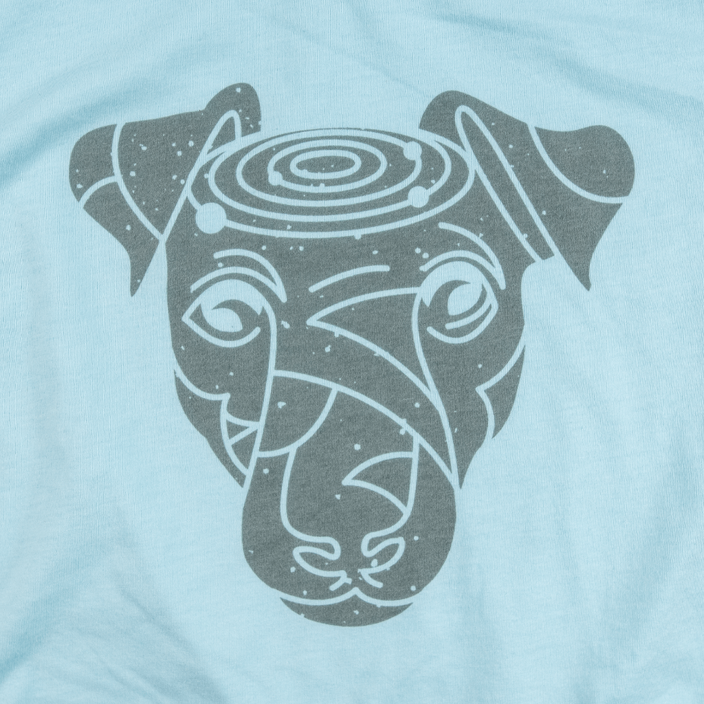 Hunter Logo Vintage Heather Blue T-Shirt