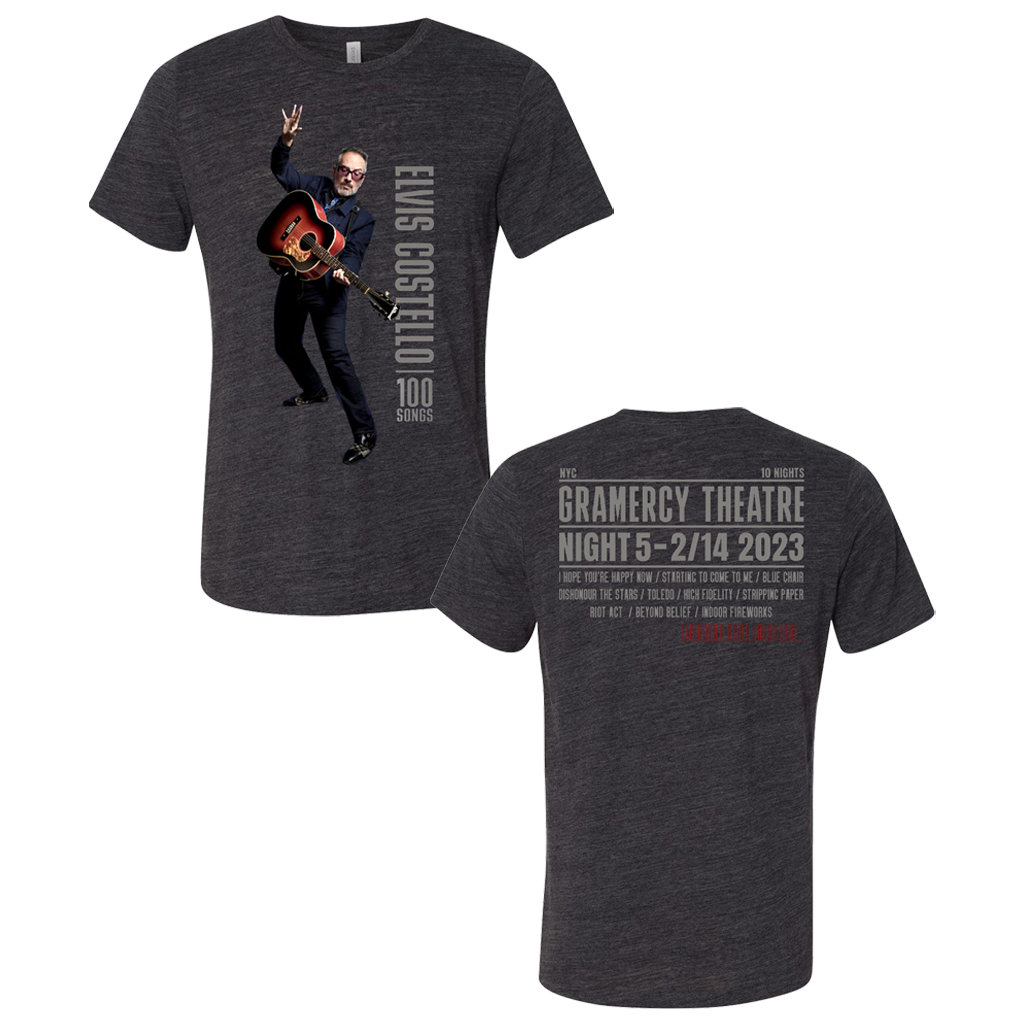 Gramercy Theatre - Night 5 - Black Charcoal T-Shirt