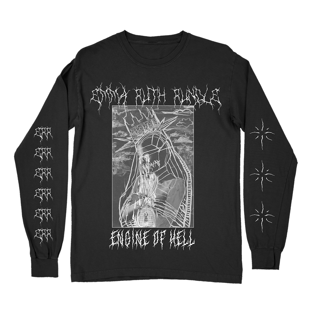 Engine of Hell Black Long Sleeve T-Shirt