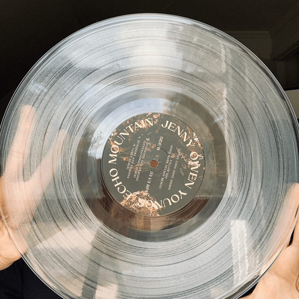 Echo Mountain LP on 180G Limited Edition Clear Vinyl