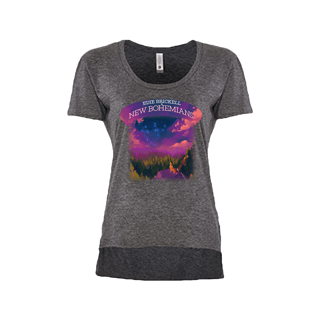 Festival Ladies Charcoal T-Shirt