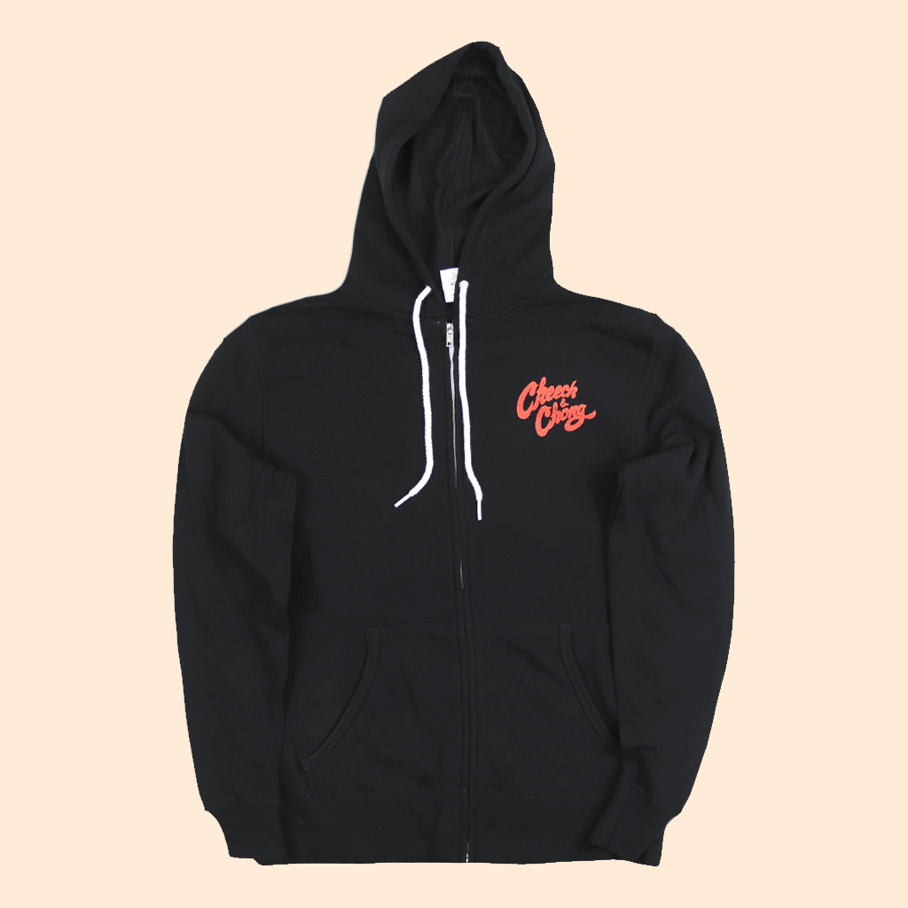 Faces Black Zip Up Hooded Sweatshirt