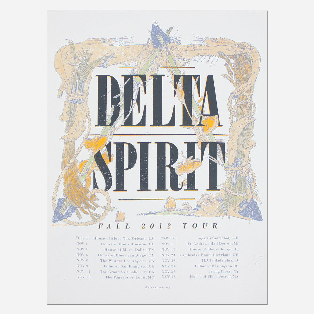 18" x 24" Fall 2012 Tour Poster