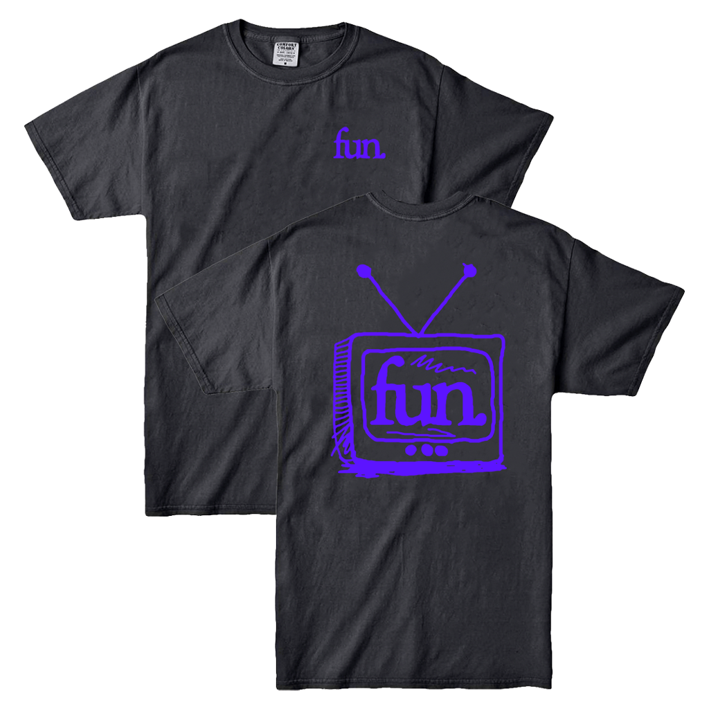 TV Black T-Shirt