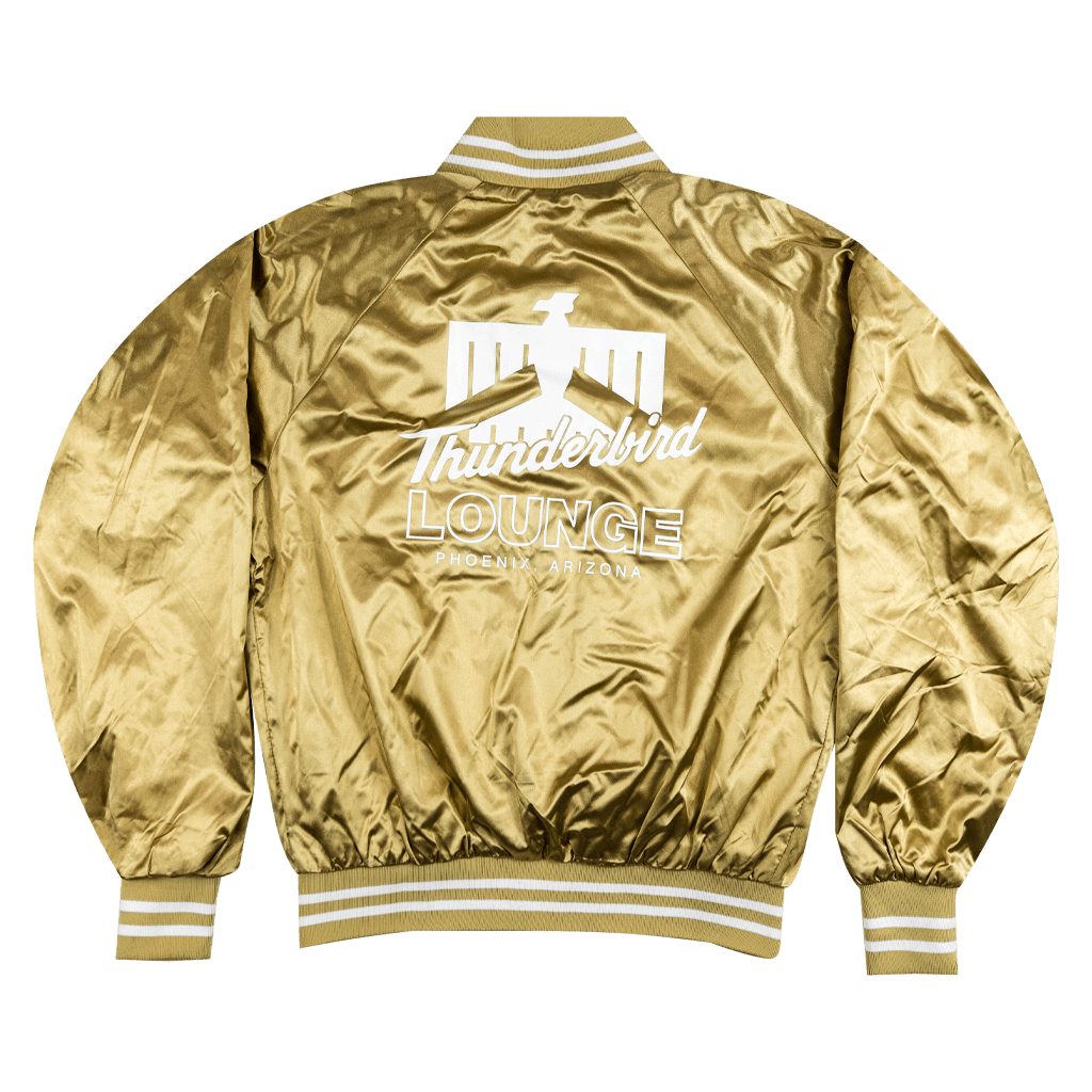 TL Logo Gold Satin Jacket