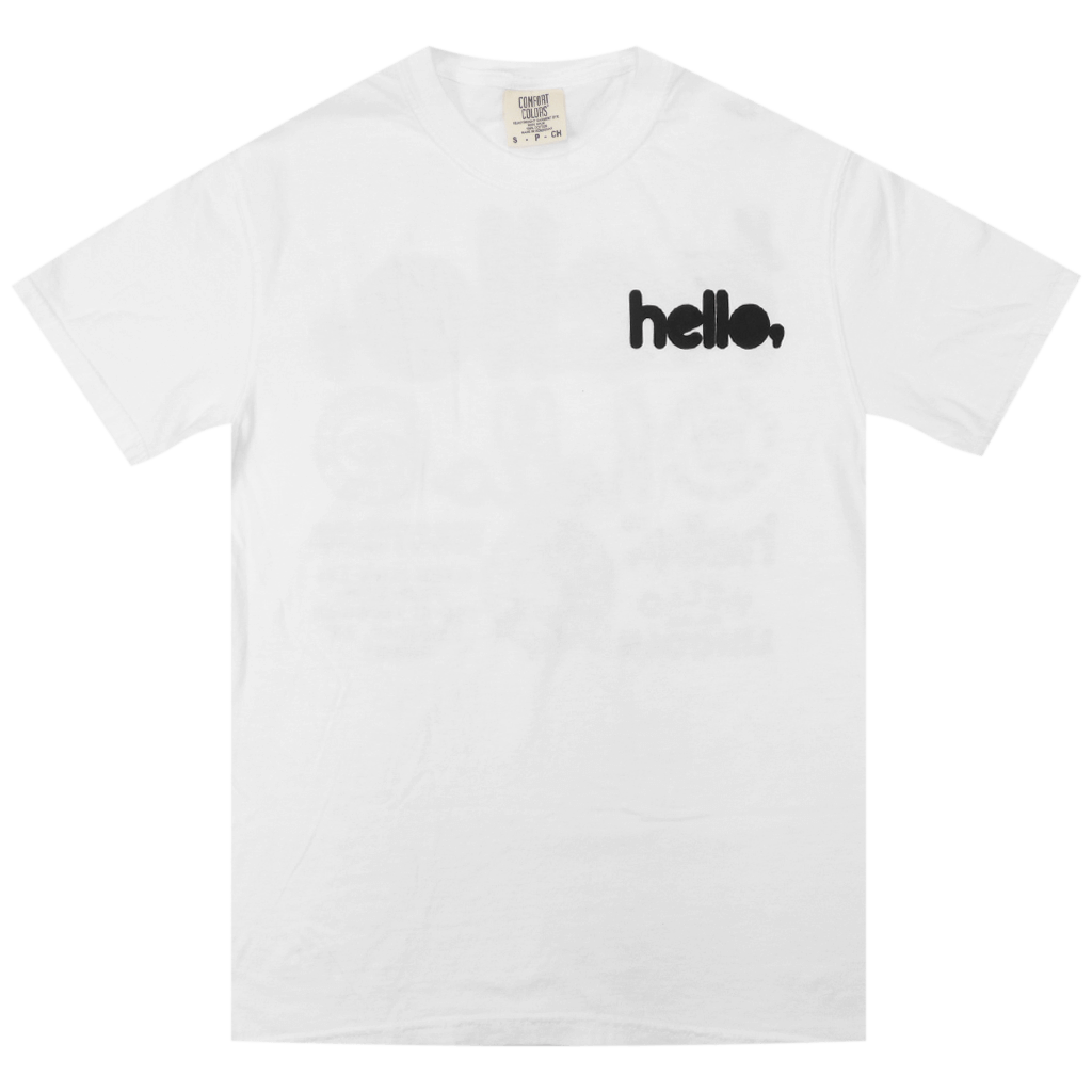 Hello Family 2021 White T-Shirt