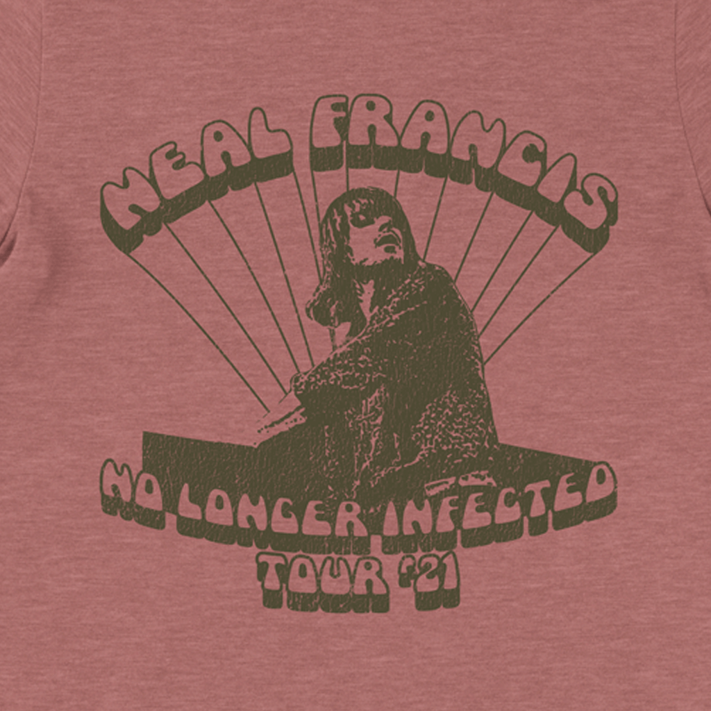 No Longer Infected Heather Mauve T-Shirt