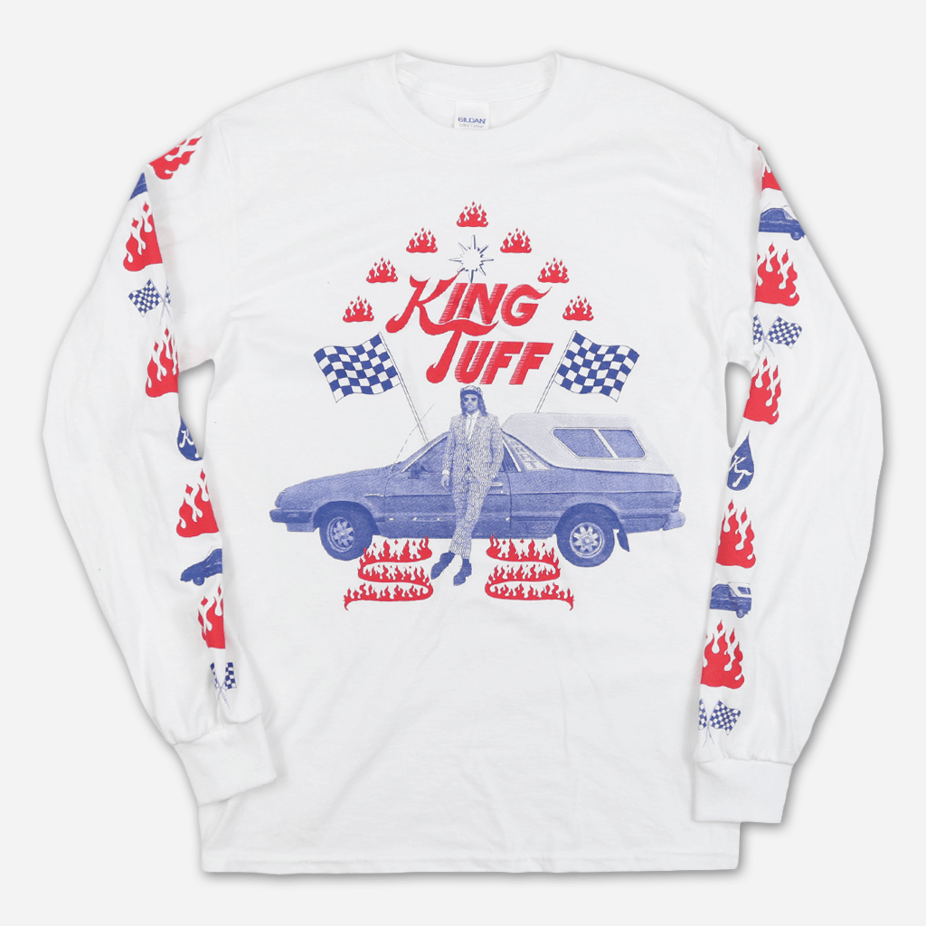 Blue '82 White Long Sleeve T-Shirt