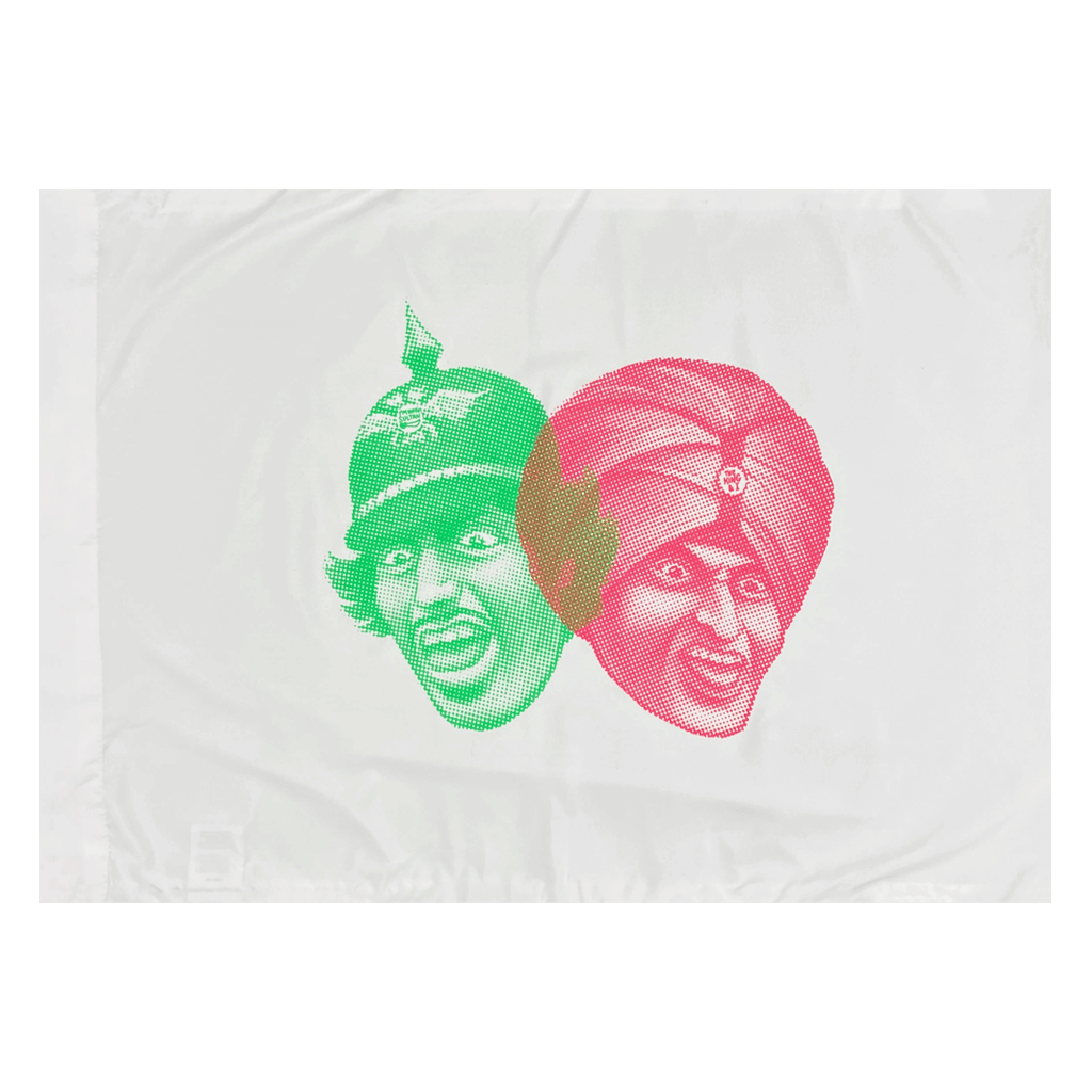 Two Heads Green & Red Limited Edition Pillowcase
