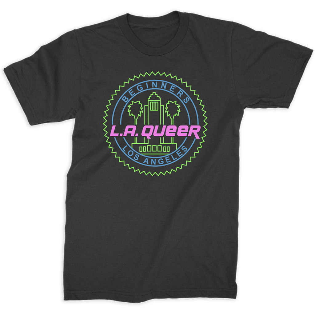 L.A. Queer Black T-Shirt