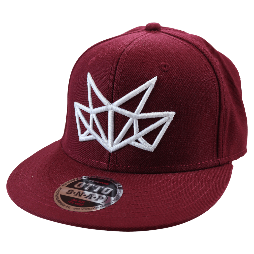 Constellation Maroon Snapback Hat