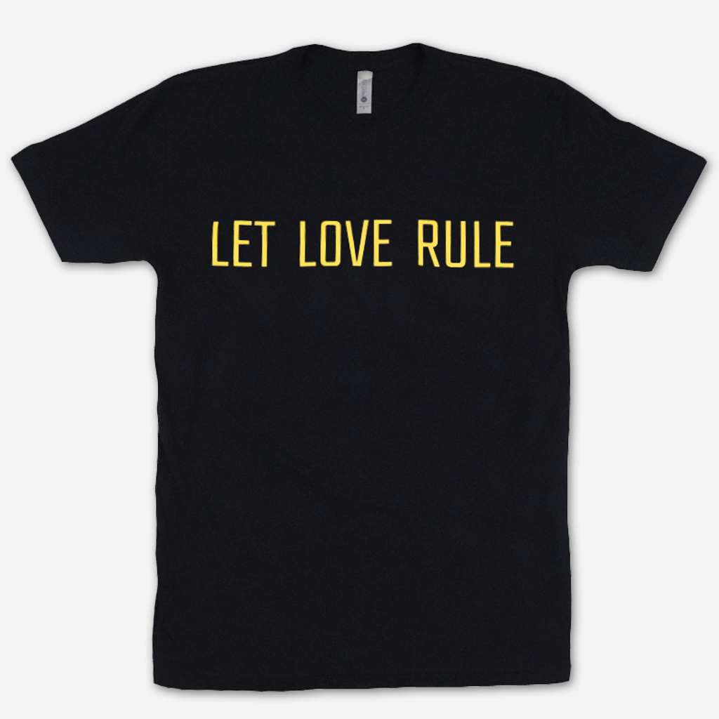 Let Love Rule Tour Black T-Shirt