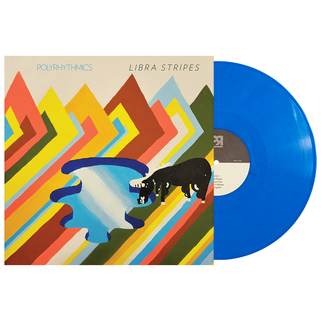 Libra Stripes - 12" Transparent Blue Vinyl