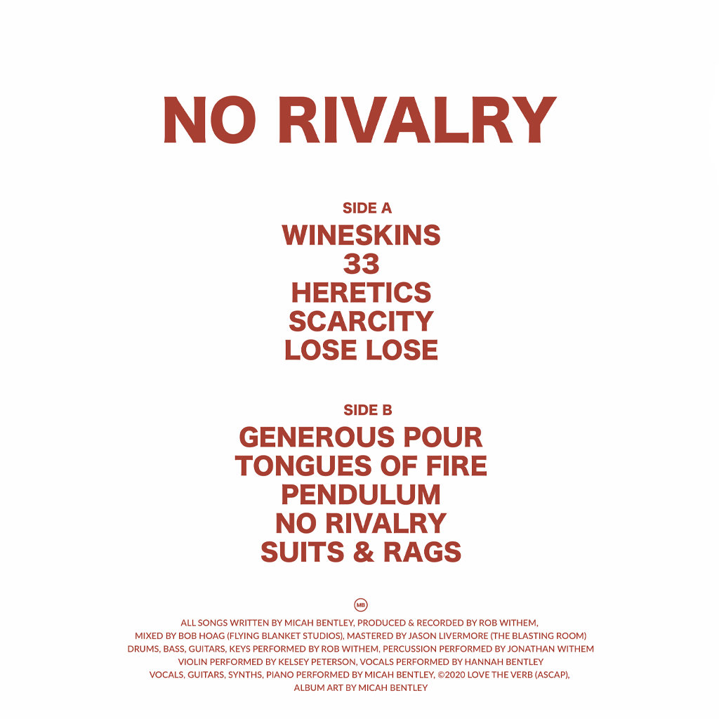 Micah Bentley - No Rivalry 12" LP