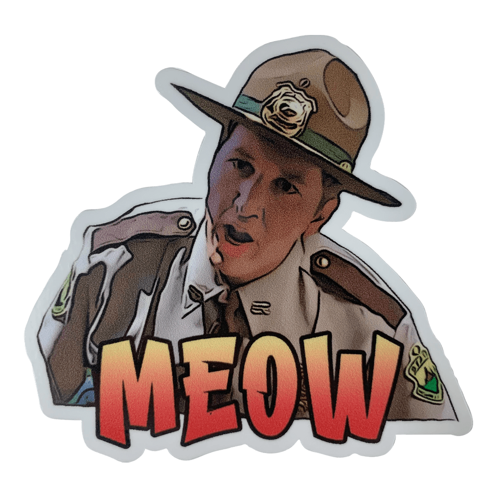 Meow Vinyl Sticker