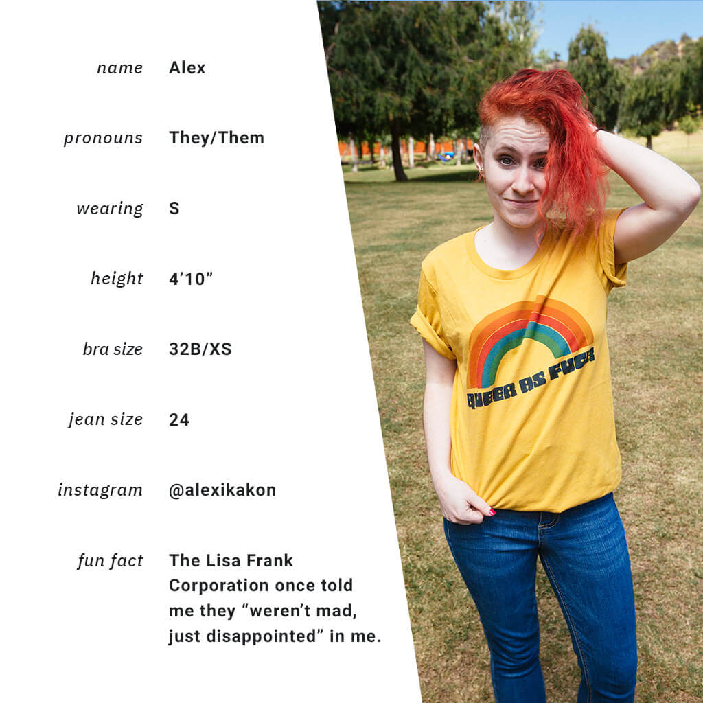 Queer as Fuck Heather Mustard Tee