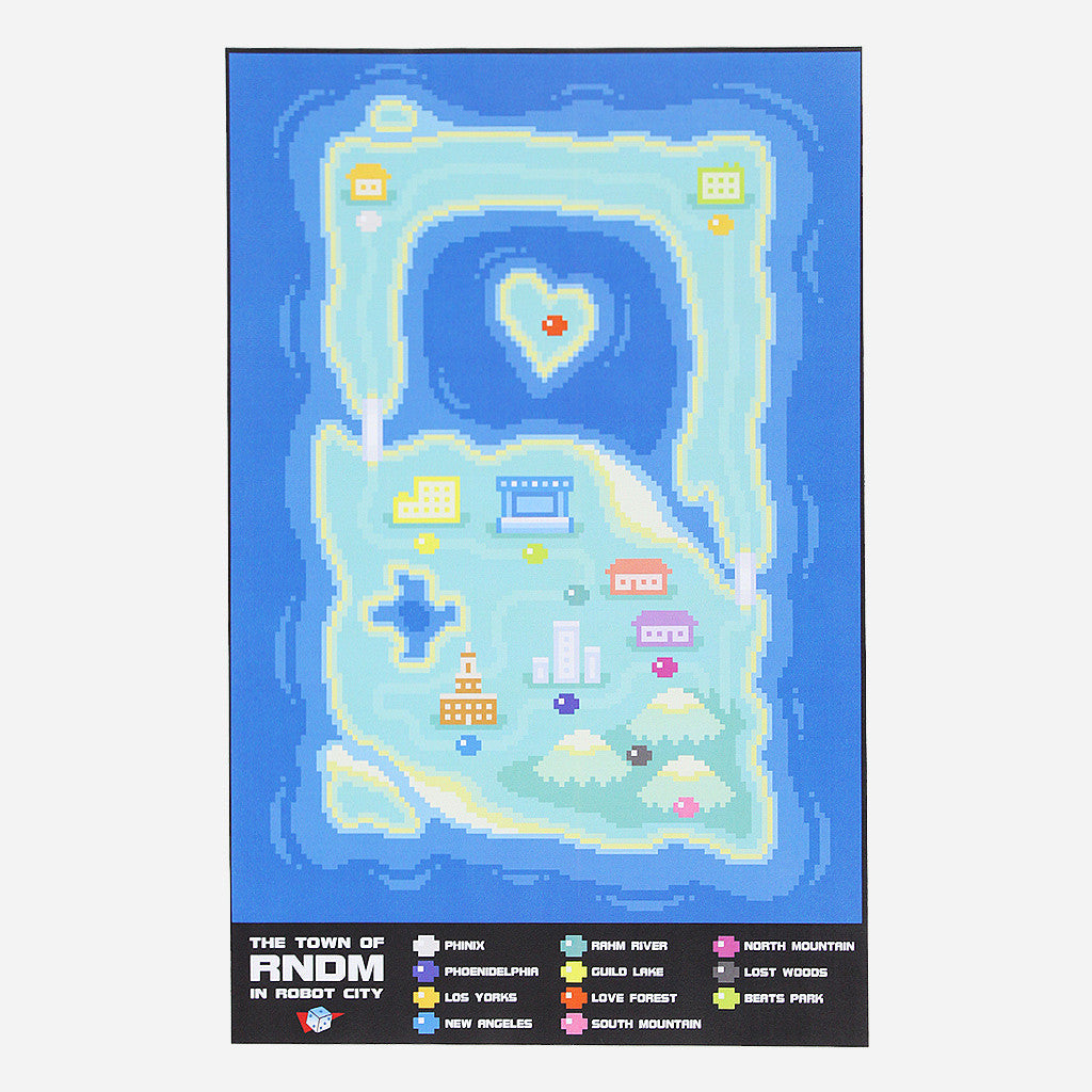 The Town of RNDM Poster