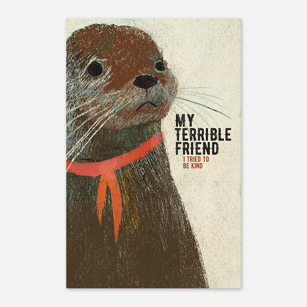Sad Otter Poster