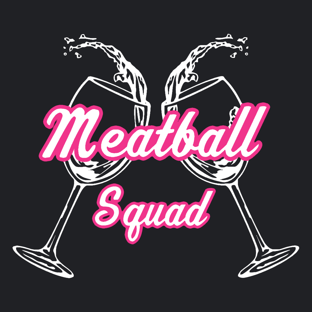 Meatball Squad Wine Glasses Sweatshirt