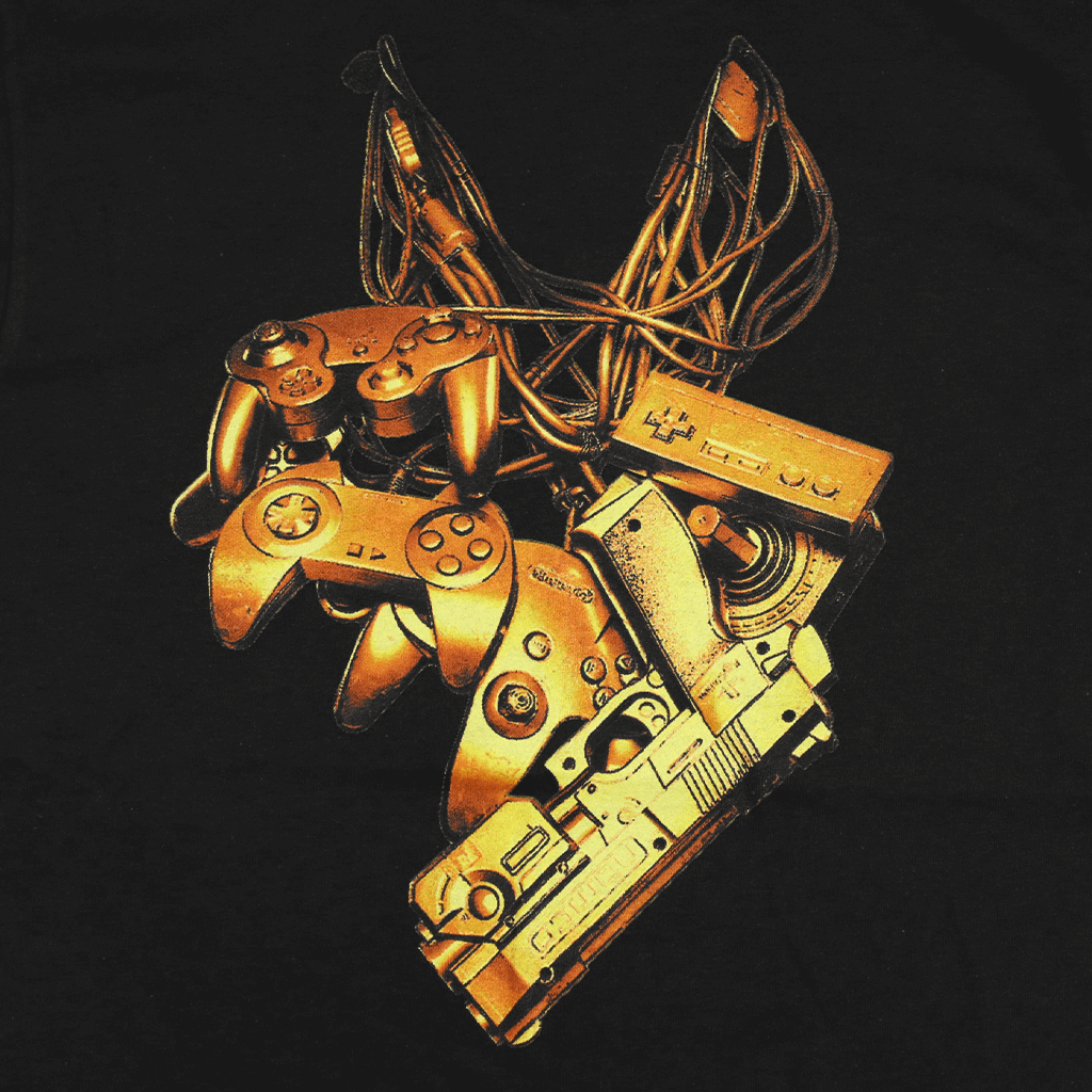 Gold Chain Black T-Shirt