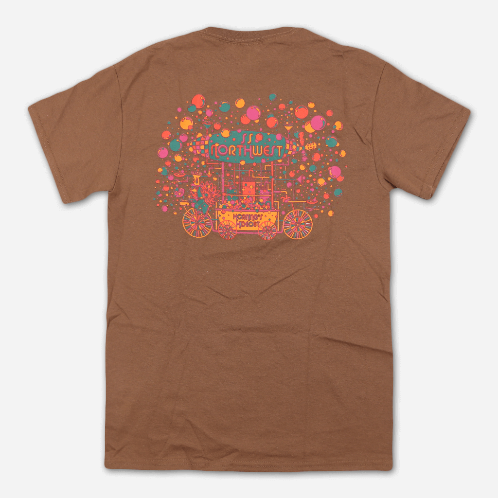 Bubble Machine Brown T-Shirt