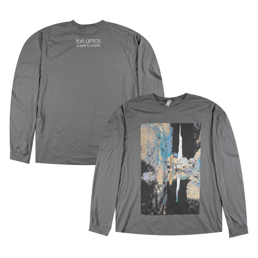 Cave Long Sleeve Light Grey T-Shirt