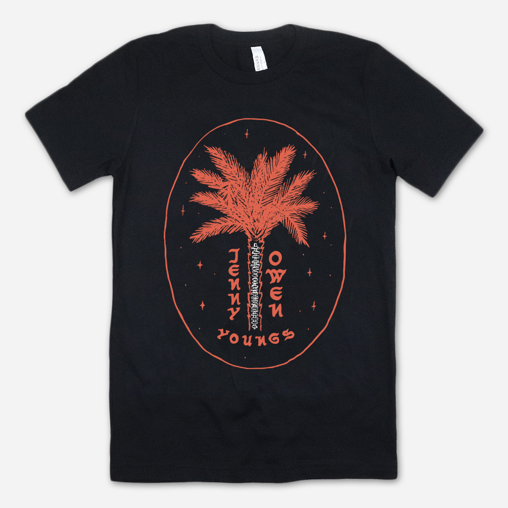 Palm Tree Black T-Shirt