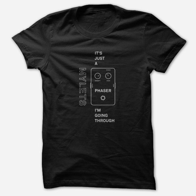 It's Just A Phaser Black T-Shirt
