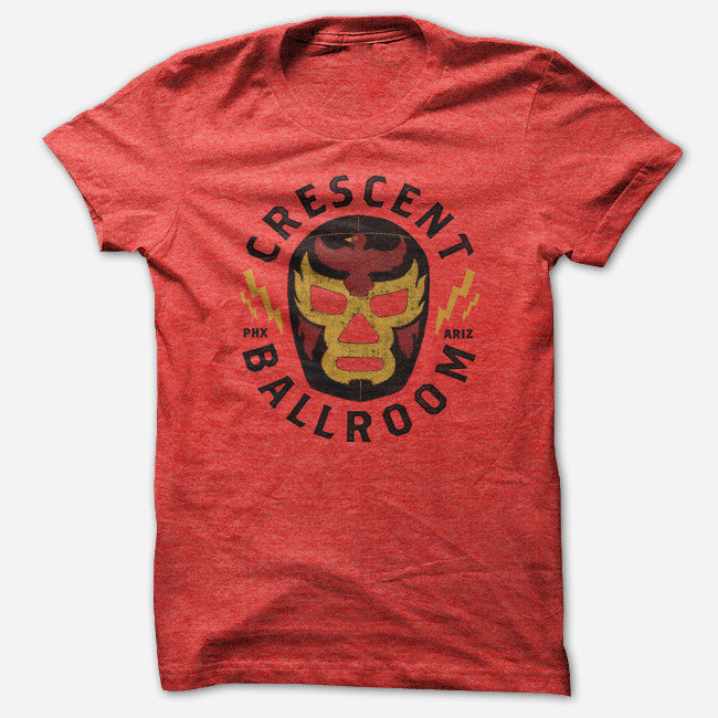 Luchador Mask Red Tri-Blend